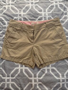 J. Crew Women's Tan Chino Bermuda Shorts size 6